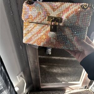 Multicolor Beaded Women's Bag